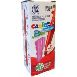 CARIOCA ΜΑΡΚΑΔΟΡΟΣ ΡΟΖ 12ΤΕΜ JUMBO